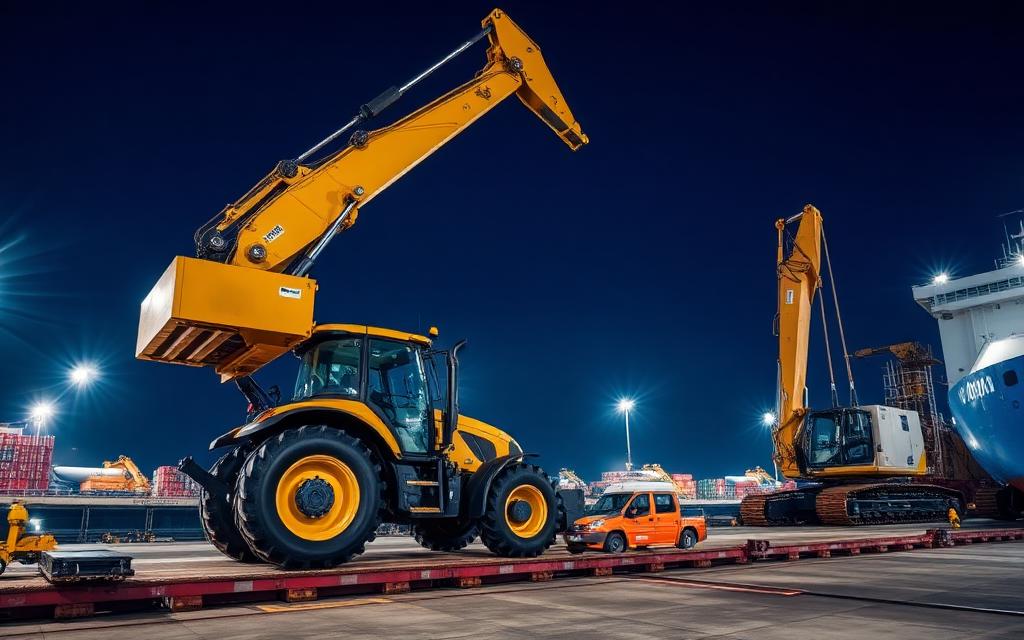 Plant & Machinery, Moving tractors, excavators and agricultural units by sea